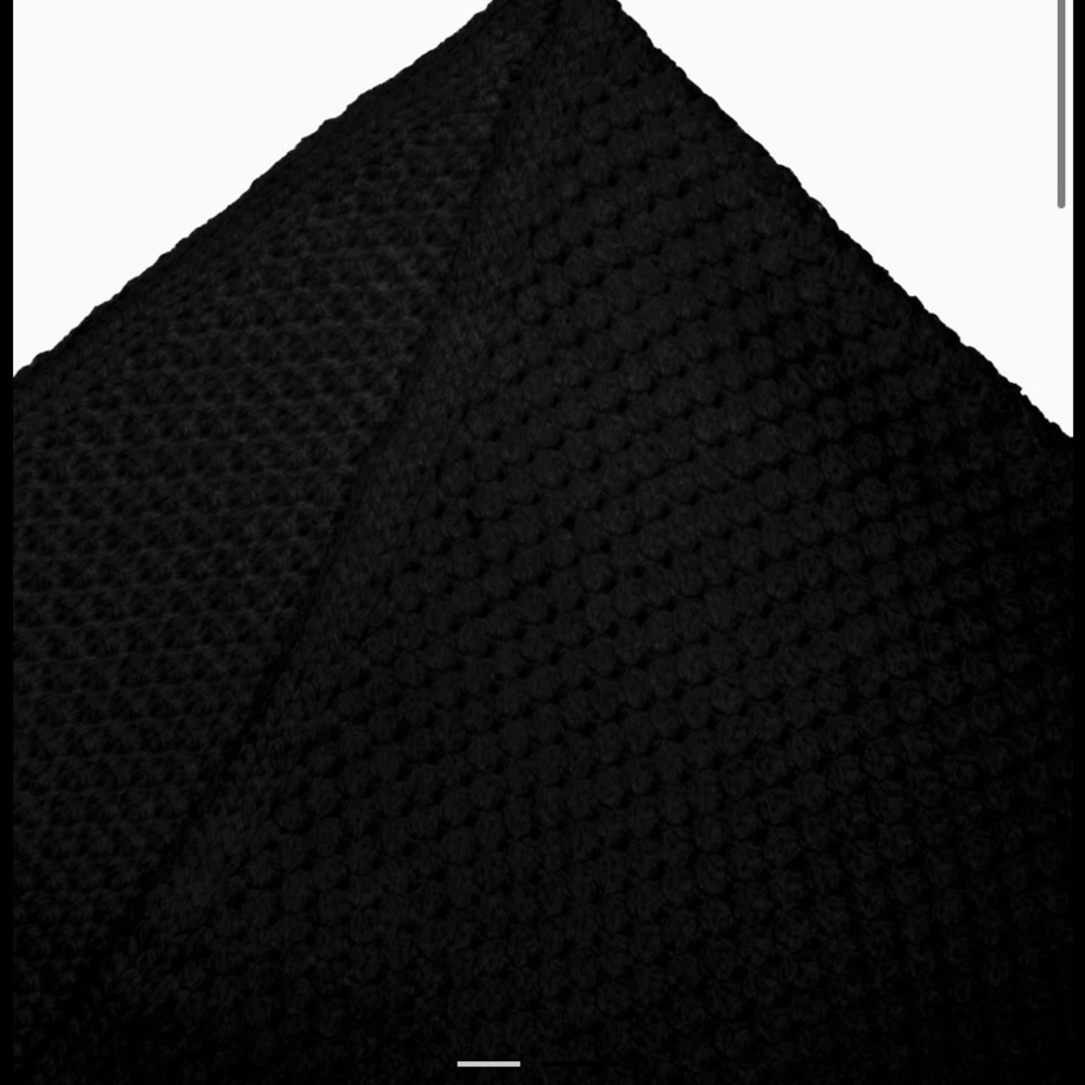 Calvin Klein Basket stitch scarf, new